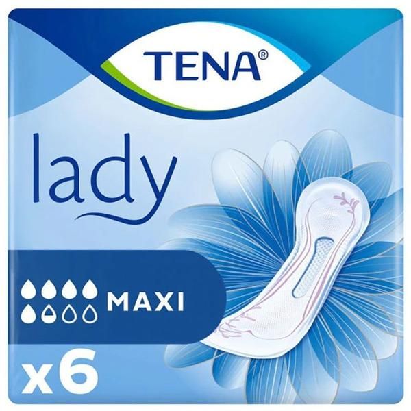 Tena Подложки за инконтиненция - Tena Lady Maxi, 6 бр