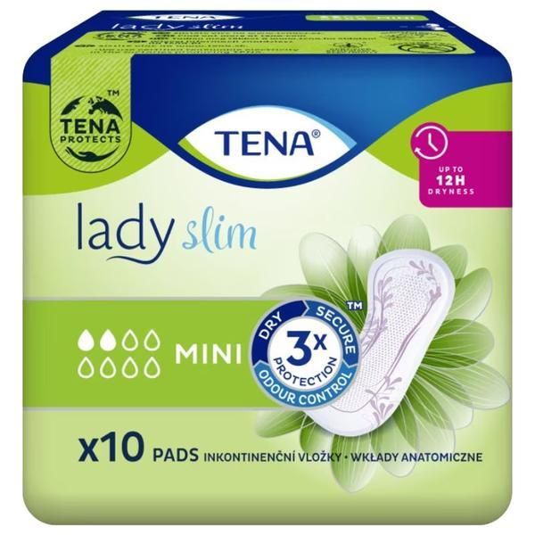 Tena Подложки за инконтиненция - Tena Lady Slim Mini, 10 бр