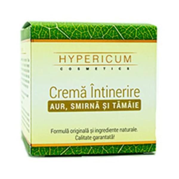 Hypericum Подмладяващ крем със злато, смирна и тамян - Hypericum, 40 мл