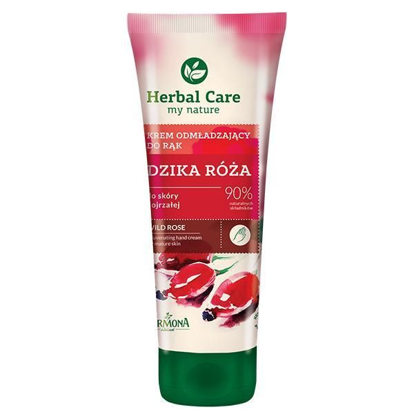 Farmona Подмладяващ крем за ръце с екстракт от дива роза - Farmona Herbal Care Wild Rose Rejuvenating Hand Cream, 100мл