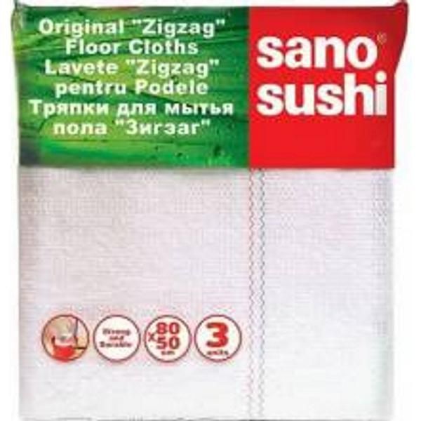 Sano Подови кърпи Sano Sushi Zigzag, 3 бр