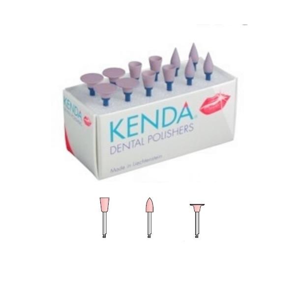 Prima Полирни гуми Extre Fine (довършителни &ndash; светло бордо) Prima за корони и мостове от всякакъв вид керамика &ndash; куршум (пламък), 100 броя