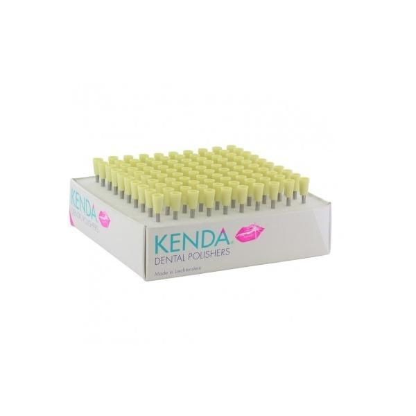 Prima Полирни гуми Fine Prima (довършителни - жълти) за композитни реставрации с микрозапълване &ndash; средна купа