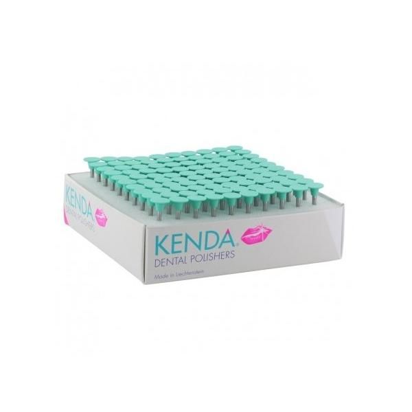 Prima Полирни гуми Medium Prima (довършителни - зелени) за универсален композитен, компонентен, стъкло-йономер &ndash; диск (шапка), 100 броя