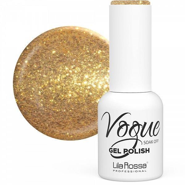 Lila Rossa Полу-перманентен лак за нокти Vogue 040 Gold Particles Sclipici Lila Rossa, 10 мл