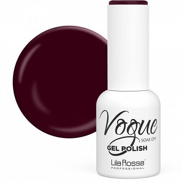 Lila Rossa Полу-перманентен лак за нокти Vogue 087 Maroon Lucios Lila Rossa, 10 мл