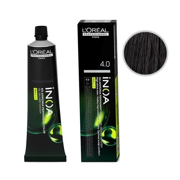 L'oreal Professionnel Полу-перманентна боя L&#039;Oreal Professionnel Inoa 4.0 Deep Brown, 60 мл: