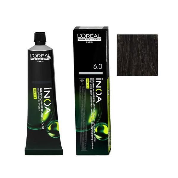 L'oreal Professionnel Полу-перманентна боя L&#039;Oreal Professionnel Inoa 6.0 Dark Blonde Intensive, 60 мл