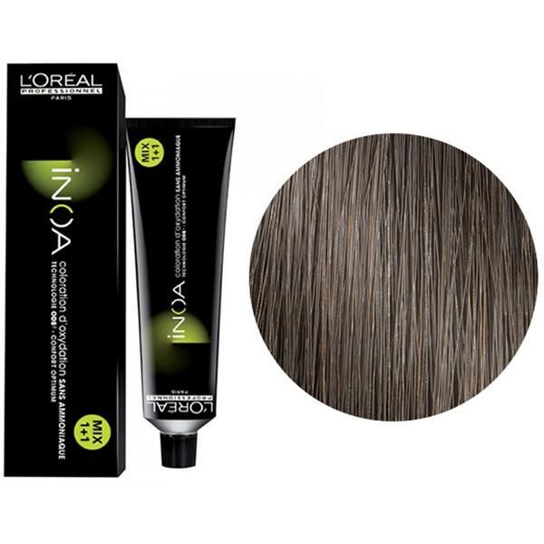 L'oreal Professionnel Полу-перманентна боя L&#039;Oreal Professionnel Inoa 7.0 Medium Blonde, 60 мл