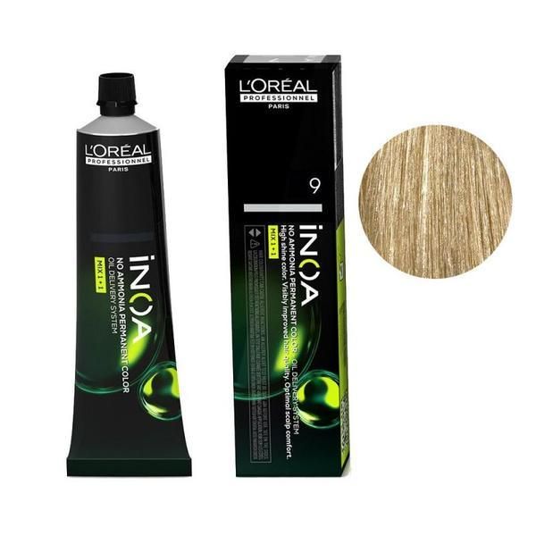 L'oreal Professionnel Полу-перманентна боя L&#039;Oreal Professionnel Inoa 9 Very Light Blonde, 60 мл