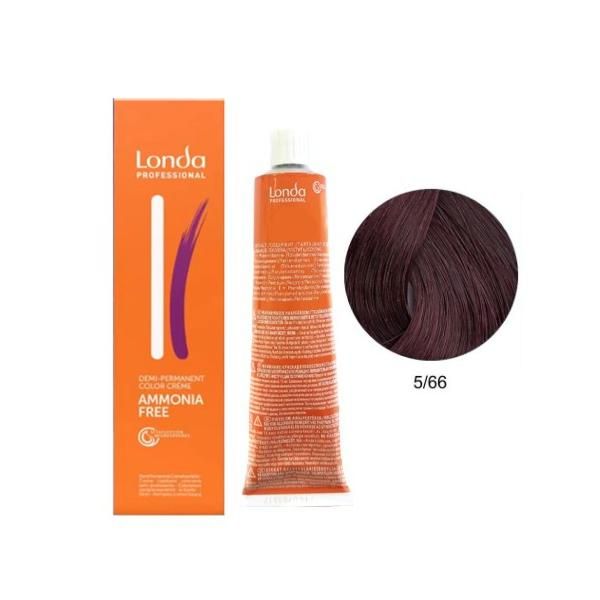 Londa Professional Полу-перманентна боя- Londa Professional нюанс 5/66 светло кестеняво интензивно виолетово