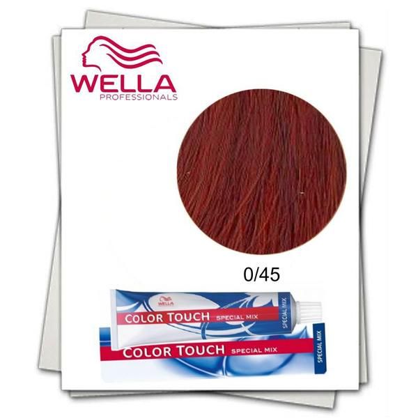 Wella Professionals Полу-перманентна боя Mixton - Wella Professionals Color Touch Special Mix нюанс 0/45 червеникав махагон