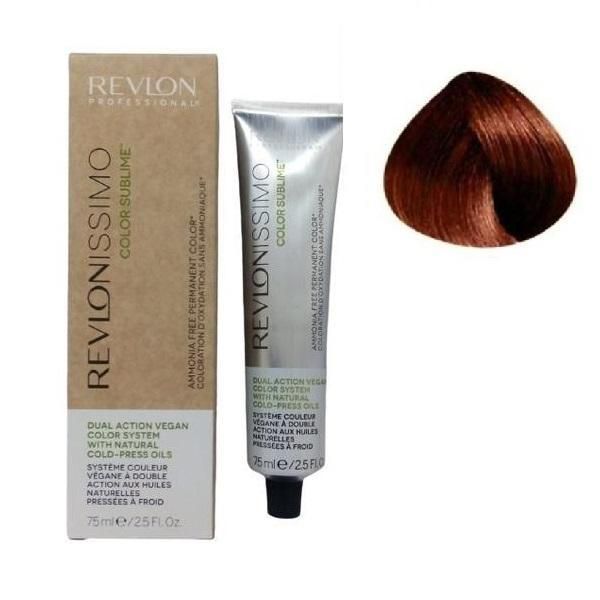 Revlon Professional Полу-перманентна веганска боя - Revlon Professional Colour Sublime Revlonissimo Permanent Color без амоняк, нюанс 5.4 Cooper Brown, 75 мл
