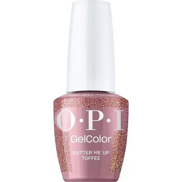 OPI Полуперманентен лак за нокти без хема - OPI Gel Color, колекция Good Enough To Treat, Butter Me Up Toffee, 15 мл