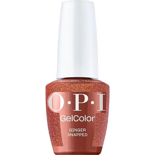 OPI Полуперманентен лак за нокти без хема - OPI Gel Color, колекция Good Enough To Treat, Ginger Snapped, 15 мл