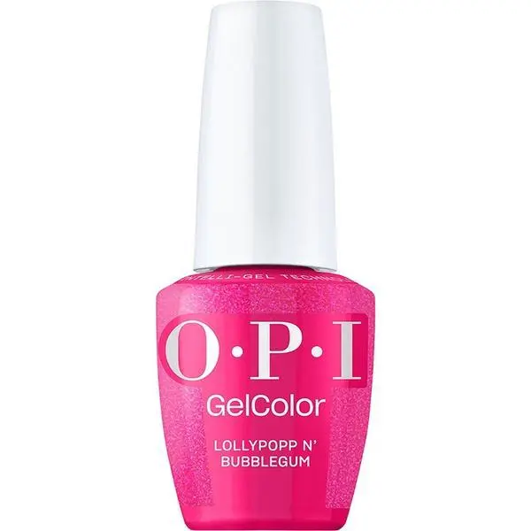 OPI Полуперманентен лак за нокти без хема - OPI Gel Color, колекция Good Enough To Treat, Lollypoppin&rsquo; Bubblegum, 15 мл