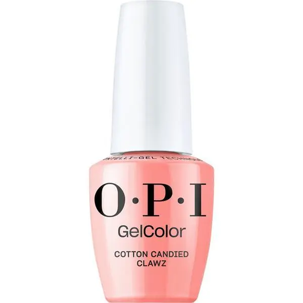 OPI Полуперманентен лак за нокти без хема - OPI Gel Color, колекция Make 'Em Jelly, Cotton Candied Clawz, 15 мл