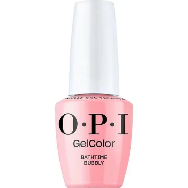 OPI Полуперманентен лак за нокти без хема - OPI Gel Color, Новата колекция OPIcons, Bathtime Bubbly, 15 мл