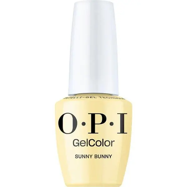 OPI Полуперманентен лак за нокти без хема - OPI Gel Color, Новата колекция OPIcons, Sunny Bunny, 15 мл