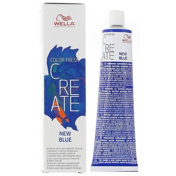 Wella Professionals Полуперманентна боя - Wella Professionals Color Fresh Create, New Blue, 60 мл