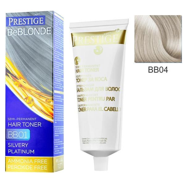 Rosa Impex Полуперманентна боя за коса Rosa Impex Prestige VIP&#039;s BeBlonde Hair Toner, нюанс BB04 Pearl, 100мл