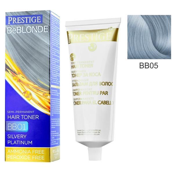 Rosa Impex Полуперманентна боя за коса Rosa Impex Prestige VIP&#039;s BeBlonde Hair Toner, нюанс BB05 Northern Lights, 100мл