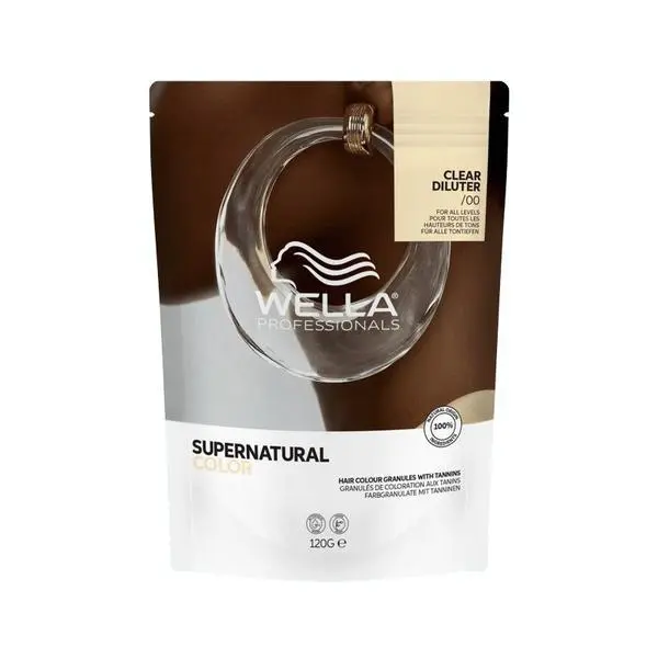 Wella Professionals Полуперманентна боя за коса - Wella Professionals Supernatural Color - Веганска формула с танини, /00 Clear Diluter, 120 гр