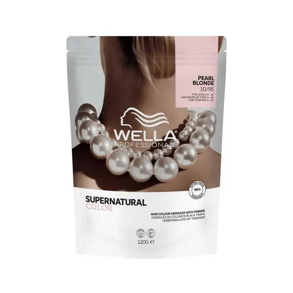 Wella Professionals Полуперманентна боя за коса - Wella Professionals Supernatural Color - Веганска формула с танини, 10/95 Перлено русо, 120 гр