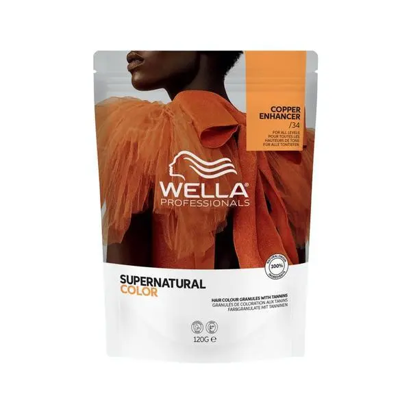 Wella Professionals Полуперманентна боя за коса - Wella Professionals Supernatural Color - Веганска формула с танини, /34 Copper Enhancer, 120 гр