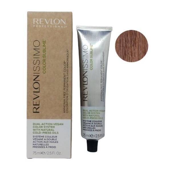 Revlon Professional Полуперманентна веган боя - Revlon Professional Color Sublime от Revlonissimo Permanent Color без амоняк, нюанс 6.4 Dark Copper Blonde, 75 мл