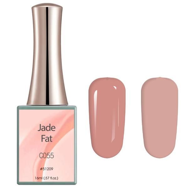 Canni Полупостоянен лак за нокти Jade Fat Canni C055, 16 мл