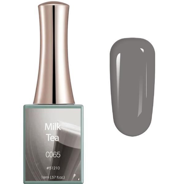 Canni Полупостоянен лак за нокти Milk Tea Canni C065, 16 мл