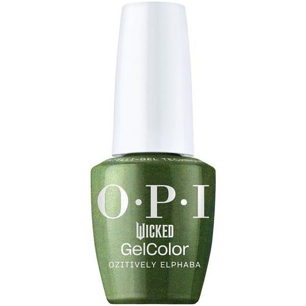 OPI Полупостоянен лак за нокти - OPI Gel Color, OPI x Wicked Collection, Ozitively Elphaba, 15 мл