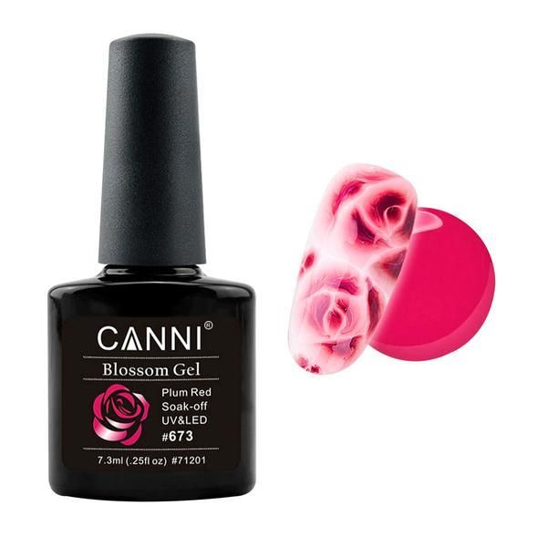 Canni Полупостоянен лак за нокти Soak Off Blossom Canni 673, 7,3 мл