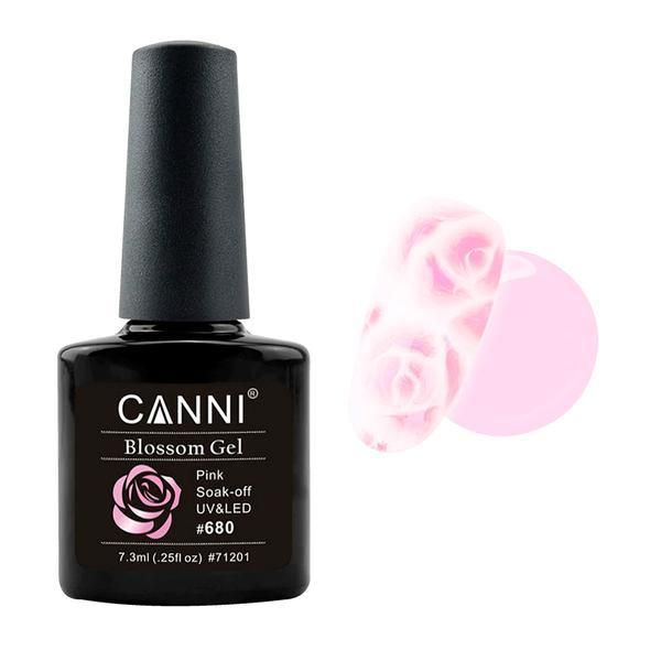 Canni Полупостоянен лак за нокти Soak Off Blossom Canni 680, 7,3 мл