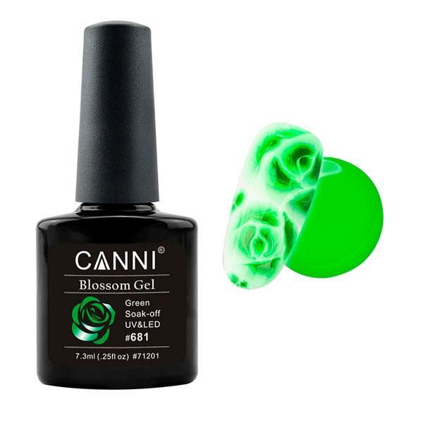 Canni Полупостоянен лак за нокти Soak Off Blossom Canni 681, 7,3 мл