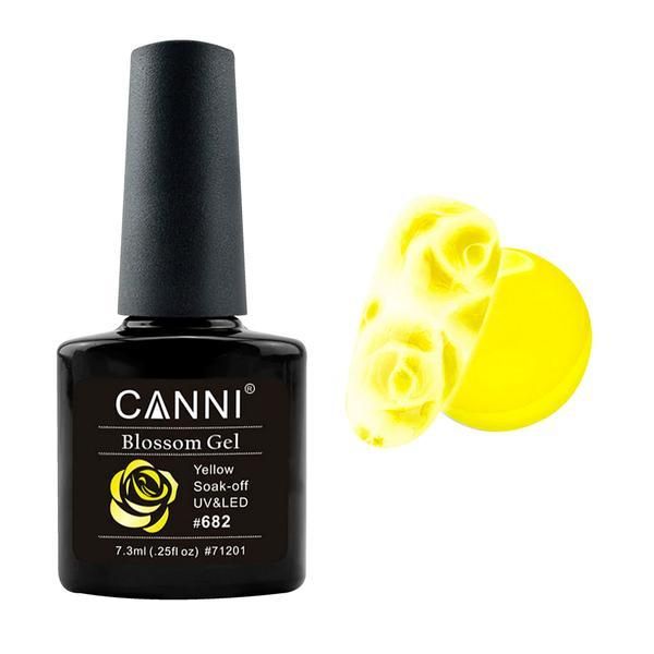 Canni Полупостоянен лак за нокти Soak Off Blossom Canni 682, 7,3 мл