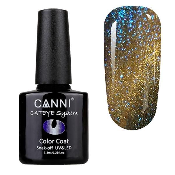 Canni Полупостоянен лак за нокти Soak Off Cameleon Cat Eye Canni 454, 7,3 мл