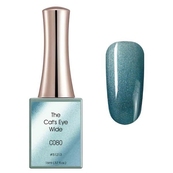 Canni Полупостоянен лак за нокти The Cat's Eye Wide Canni C080, 16 мл