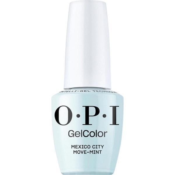 OPI Полупостоянен лак за нокти Vegan and Hema-Free - OPI Gel Color, нюанс Mexico City Move-mint, 15 мл