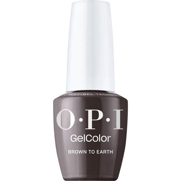 OPI Полупостоянен веган лак за нокти без хема - OPI Gel Color, нюанс Brown to Earth, 15 мл