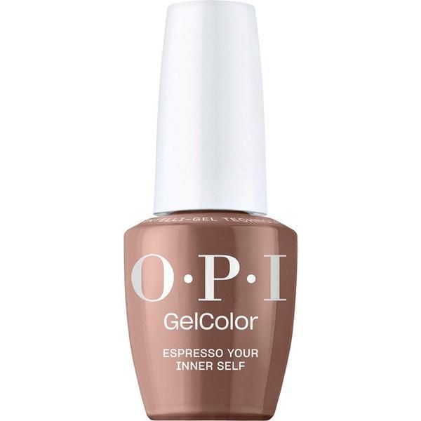 OPI Полупостоянен веган лак за нокти без хема - OPI Gel Color, нюанс Espresso Your Inner Self, 15 мл