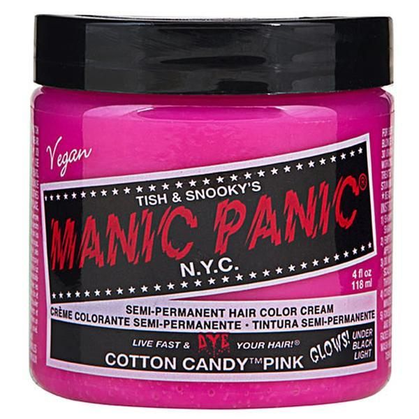 Manic Panic Полупостоянна директна боя - Classic, нюанс Cotton Candy Pink Manic Panic, 118 мл