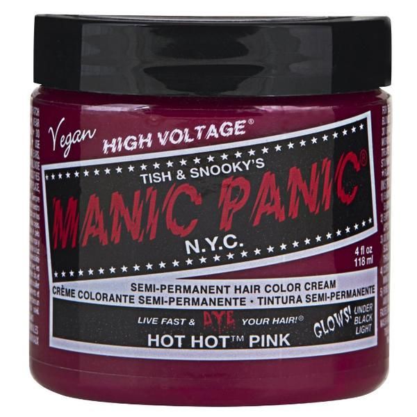 Manic Panic Полупостоянна директна боя - Manic Panic Classic, нюанс Hot Hot Pink 118 мл