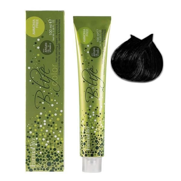 Farmavita Полутрайна боя - FarmaVita B. Life Color,нюанс 2.0 Black 100 мл