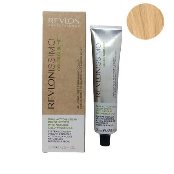 Revlon Professional Полутрайна веганска боя - Revlon Professional Colour Sublime от Revlonissimo, нюанс 9.32 Много светло златисто преливащо русо, 75 мл