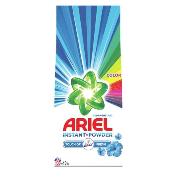 Ariel Прах за пране Lenor Fresh Ariel Color Instant Powder Touch, 10 kg