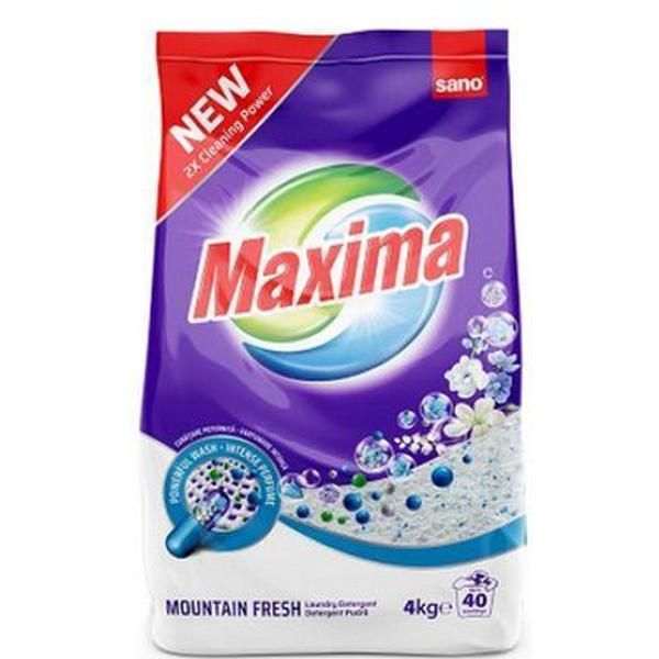 Sano Прах за пране на прах - Sano Maxima Mountain Fresh, 4000 гр