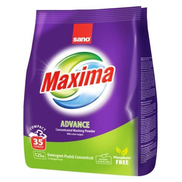 Sano Прах за пране - Sano Maxima Advance, 1,25 кг