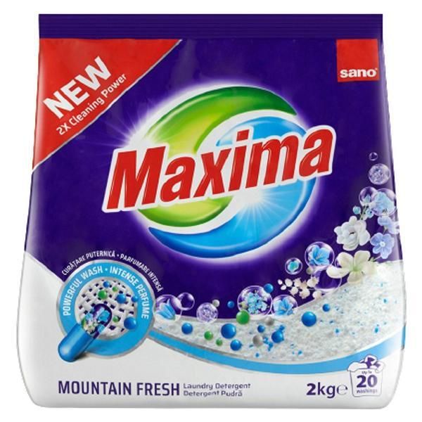 Sano Прах за пране Sano Maxima Mountain Fresh 2000 гр